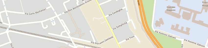Mappa della impresa tessitore arch elena a MILANO