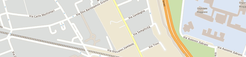 Mappa della impresa magi snc di tavolini maurizio franco e tavolini giorgio a MILANO