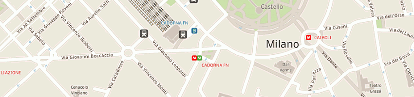 Mappa della impresa qa partners di am lepore e c snc a MILANO