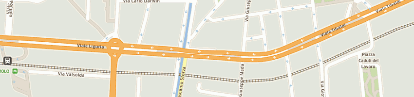 Mappa della impresa gropelli dario a MILANO