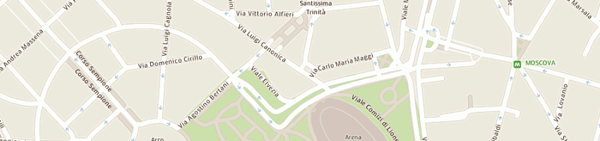 Mappa della impresa ahmed shamshad a MILANO