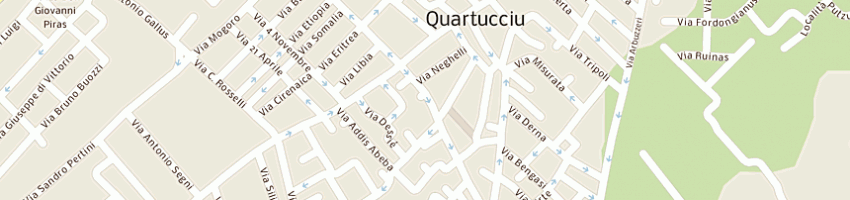 Mappa della impresa ullu flaviano a QUARTUCCIU