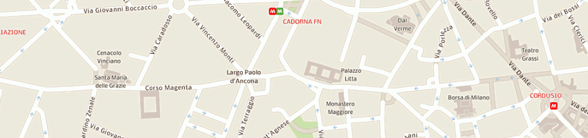 Mappa della impresa colbi srl a MILANO