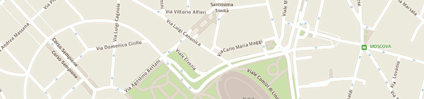 Mappa della impresa ommi di minelli alessandro e c sas a MILANO