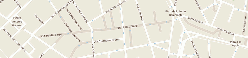 Mappa della impresa baist trading srl a MILANO