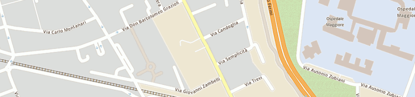 Mappa della impresa favuzzi pietro e c - snc a MILANO