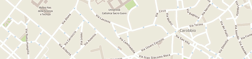 Mappa della impresa associazione carta delle liberta' a MILANO