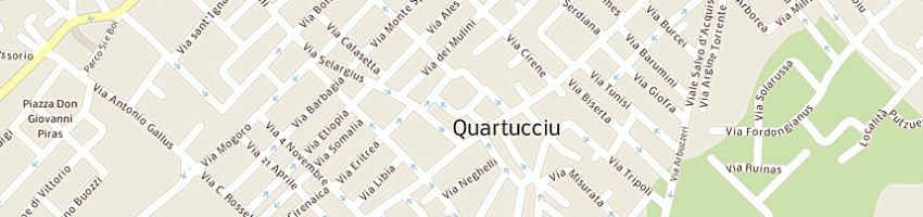 Mappa della impresa perito ind edile pischedda gian pietro studio tecnico a QUARTUCCIU