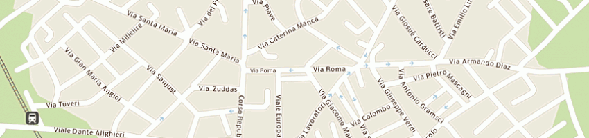 Mappa della impresa perra doriana a DOLIANOVA