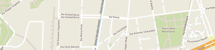 Mappa della impresa spazio di danila calderoni e c (sas) a MILANO
