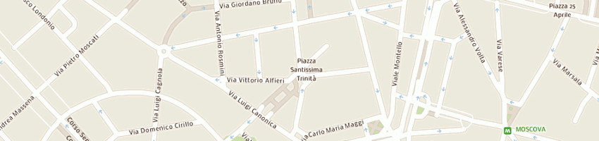 Mappa della impresa scuole pubbliche scuole materne a MILANO