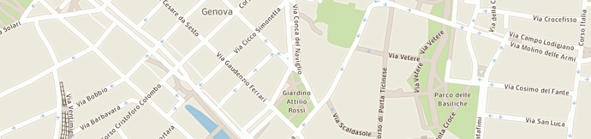 Mappa della impresa griso luigi a MILANO