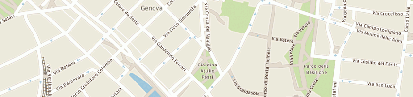 Mappa della impresa rfc group srl a MILANO
