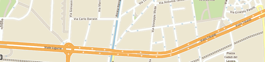Mappa della impresa pacific service srl a MILANO