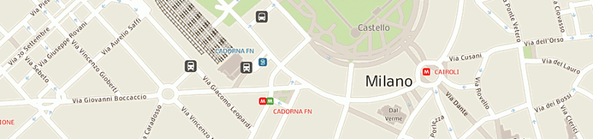 Mappa della impresa bga brokering e gestioni assicurative srl a MILANO