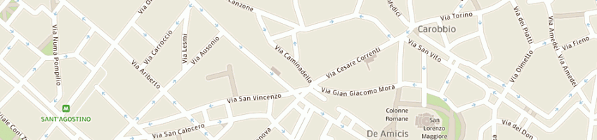 Mappa della impresa fasanella margherita a MILANO
