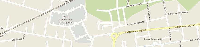 Mappa della impresa borghesi maurizio a CESANO MADERNO