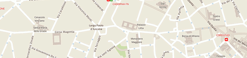 Mappa della impresa de gregori andrea a MILANO