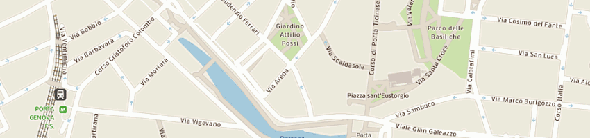 Mappa della impresa l'araldo (sas) a MILANO