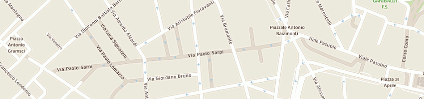 Mappa della impresa il piccolo principe srl a MILANO