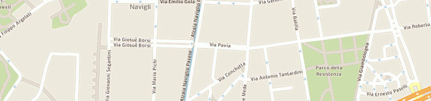Mappa della impresa mailgraph - srl a MILANO