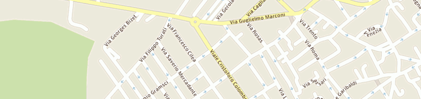 Mappa della impresa datel service srl a CAGLIARI