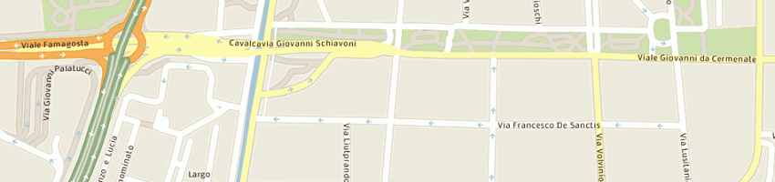 Mappa della impresa orchidea sas di tallawi issa a MILANO