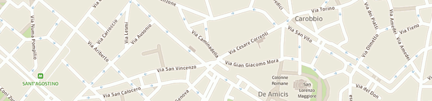 Mappa della impresa nemagem srl a MILANO