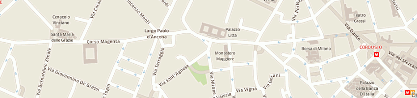 Mappa della impresa interservice di fernanda cammarella a MILANO