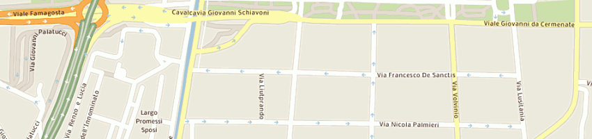 Mappa della impresa mad promotion srl a MILANO