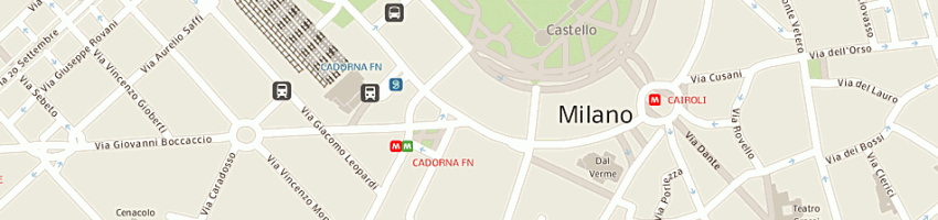 Mappa della impresa grica (srl) a MILANO