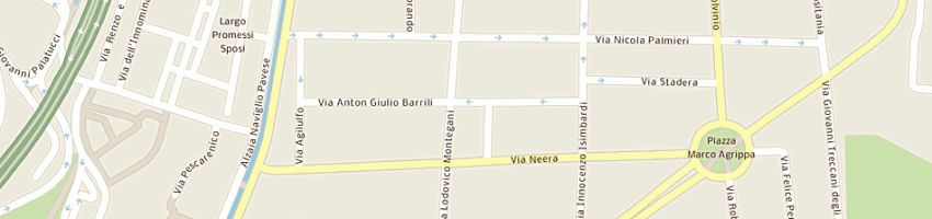 Mappa della impresa bar torrefazione di picciurro giovanni a MILANO