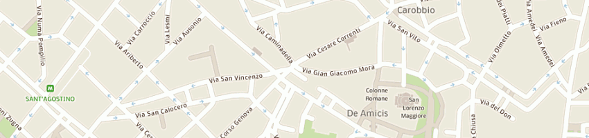 Mappa della impresa gelateria oasi a MILANO