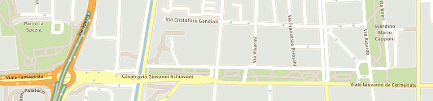Mappa della impresa simad srl a MILANO