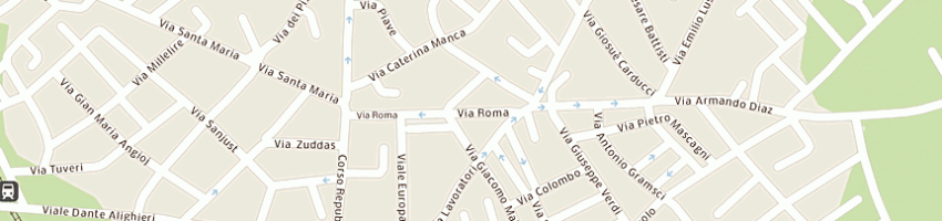 Mappa della impresa creativita' e cucito di barraco elisabetta a DOLIANOVA