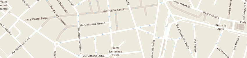 Mappa della impresa studio peritale malgeri sas di malgeri dario e c a MILANO