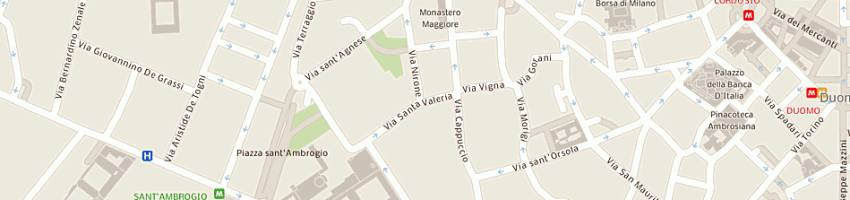 Mappa della impresa blue home spa a MILANO