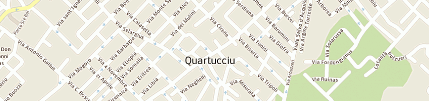 Mappa della impresa pagine comunali srl a QUARTUCCIU