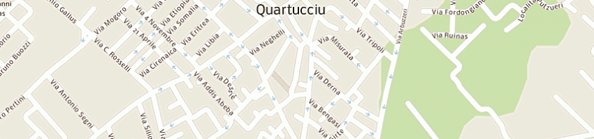 Mappa della impresa manca antonio a QUARTUCCIU