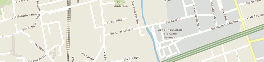 Mappa della impresa radio e reti srl a MILANO