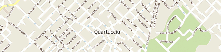 Mappa della impresa diana service express di puddu angelo a QUARTUCCIU