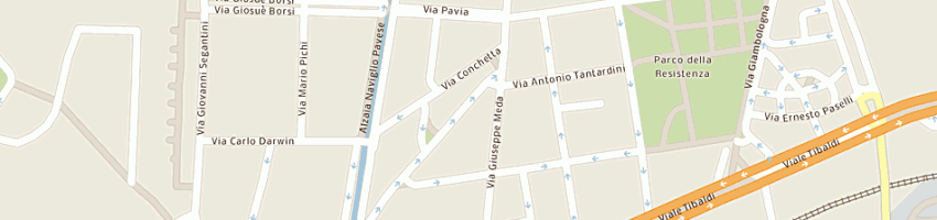 Mappa della impresa laboratorio di protesi scheletrate 2 g di garbarino r e gorla d a MILANO