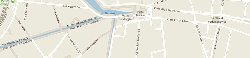 Mappa della impresa accounting services company srl a MILANO