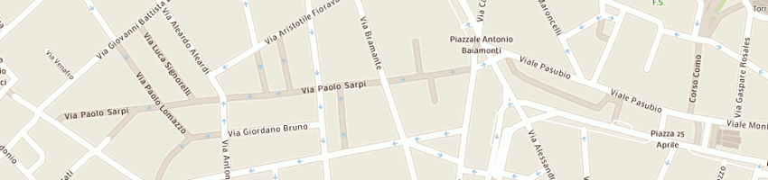 Mappa della impresa dreams design srl a MILANO