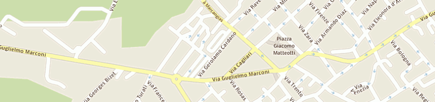 Mappa della impresa centro gomme snc di perino e zaccheddu a CAGLIARI