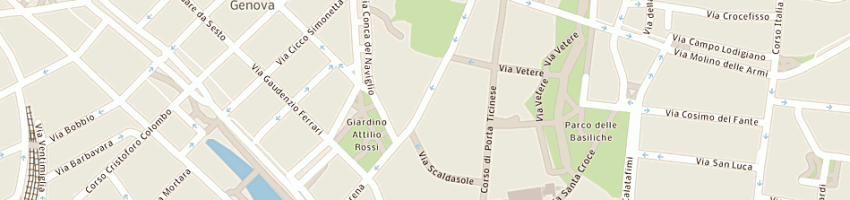 Mappa della impresa laboratorio dell'immagine di verna donata e c sas a MILANO