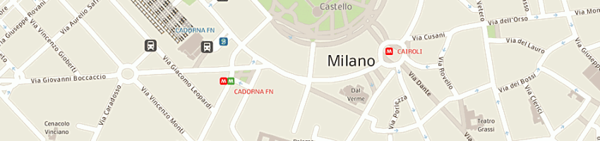 Mappa della impresa padovano luca giuseppe a MILANO