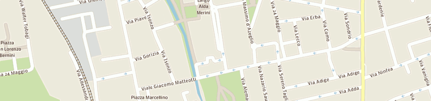 Mappa della impresa prisma 56 srl a MILANO