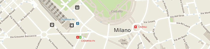 Mappa della impresa gesco (srl) a MILANO