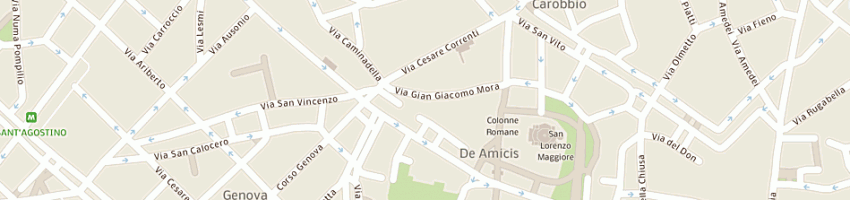 Mappa della impresa tessuti mimma gini a MILANO